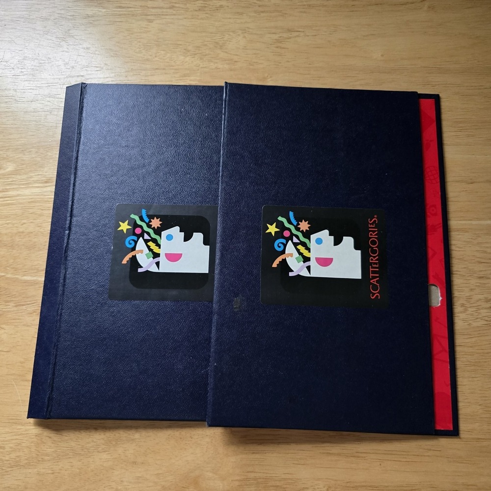 2 Scattergories Folders 1988 Replacement‎ Pieces Parts